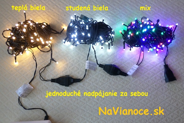osvetlenie vianočné žiarovky LED
